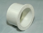 PVC Reducer Bushing 2" x 1.5" - SxS WHITE