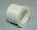PVC Reducer Bushing 2" x 1" -  SxS WHITE