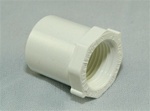 PVC Reducer Bushing 3/4" x 1/2" - SxT WHITE