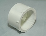 PVC Reducer Bushing 2" x 1.5" - SxT WHITE