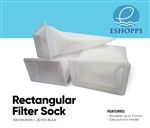 Eshopps Rectangle Filter Sock 300 Micron (25 Pack Bulk)