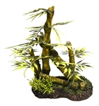 Hikari Resin Ornament - Bamboo w/ Plants