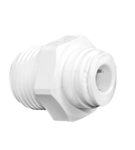 RO Male Connector 3/8" Tube QC x 1/2" MPT