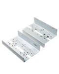 R.O. Steel White Coated Double Bracket for Housing