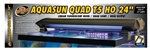 Zoomed Aquasun Quad T-5 HO Hood 24"
