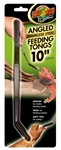 Zoo Med 10" Stainless Steel Feeding Tongs- Angled
