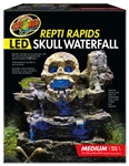 Zoomed Repti Rapids LED Skull Waterfall MED